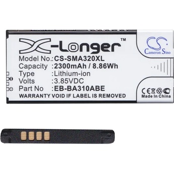 Cameron Sino Li-Ion батерия (3.85V/2300mAh, съвместима със Samsung EB-BA310ABE) BLACK CS-SMA320XL (CS-SMA320XL)