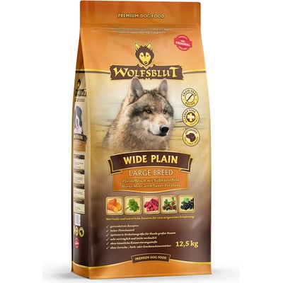 Wolfsblut Wide Plain Large Breed kůň s batáty 15 kg