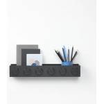 LEGO® Детски черен стенен рафт Sleek - LEGO® (41121733)