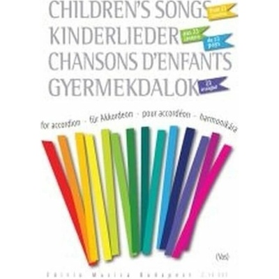 Childrens Songs from 23 Countries 45 skladieb pre akordeón v jednoduchej úprave