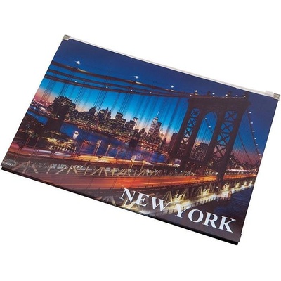 Panta Plast Папка New York Collection, PP, с цип, A4 (1070200492)