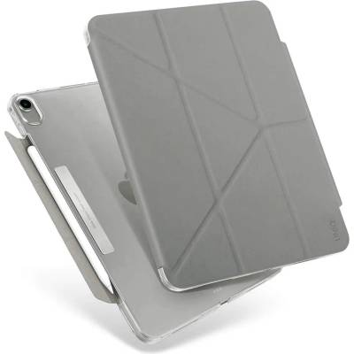 Uniq Camden Case - полиуретанов кейс с поставка и възможност за поставяне на Apple Pencil 2 за iPad Air 5 (2022), iPad Air 4 (2020) (сив)