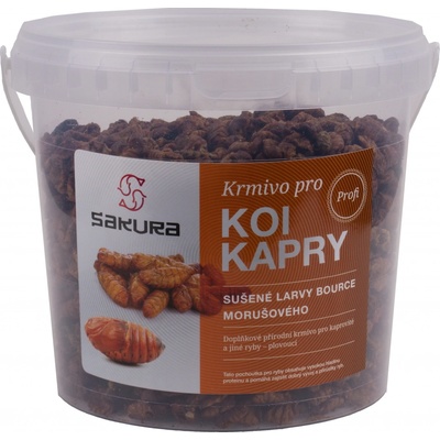 Sakura Sušené larvy bource morušového 5 l, 1300 g