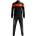 Zeus Мъжки анцуг Zeus Tuta Apollo Men Tracksuit Black Neon Orange