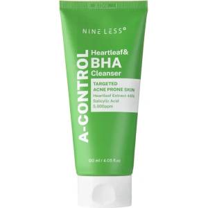 NINE LESS A-Control Heartleaf & BHA Cleanser - Почистваща емулсия с сърцевиден лист и BHA 120мл