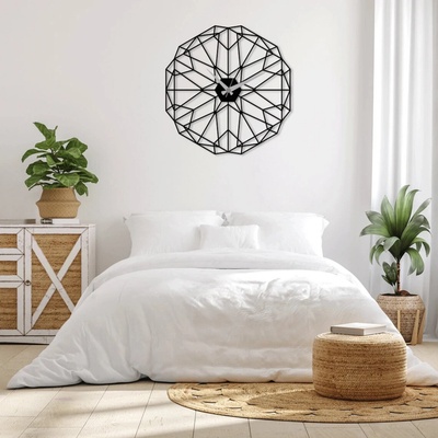 Karls Design Drevené nástenné hodiny Mona I 40 cm zlatá