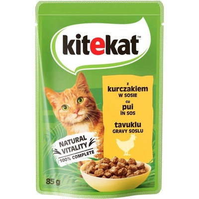 Kitekat cat kuracie mäso v omáčke 85 g