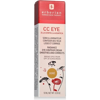 Erborian Rozjasňujúci očný CC krém CC Eye Radinance Eye Contour Cream Doré 10 ml