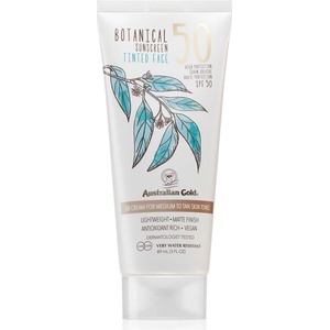 Australian Gold Botanical Tinted Face тониращ защитен крем SPF 50 Medium 88ml