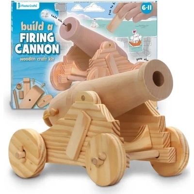 Fiesta Crafts Dřevěná skládačka Dělo