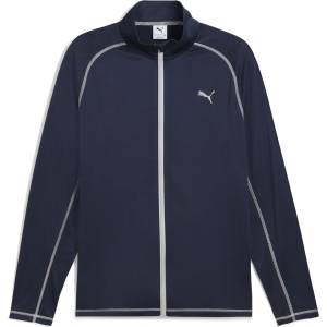 PUMA Яке Puma Mens Fairway Full-Zip Weather-Resistant Performance Golf Jacket - Deep Navy
