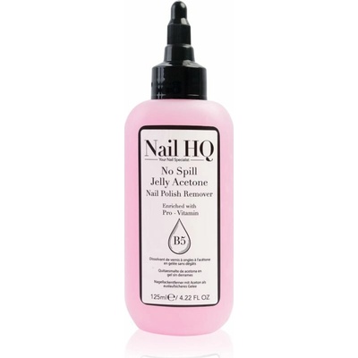 Nail HQ No Spill Jelly Acetone odlakovač na nechty s vitamínom E 125 ml