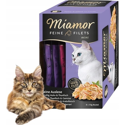 Miamor Feine Filets Mini Multibox kuracie s tuniakom 8 x 50 g