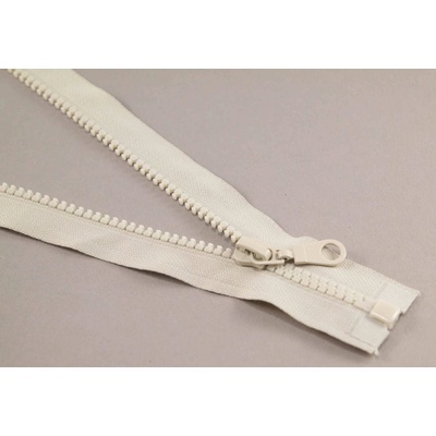 Deliteľný kostený zips - dĺžka (30 - 95 cm) - rôzne farby 80 cm Režné svetlá