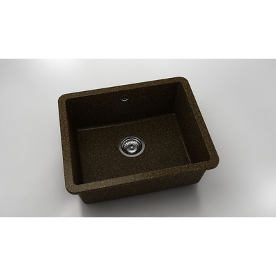 FAT Мивка за долно вграждане Vanguard 221, Granicite, 338 Brownie , с включен сифон