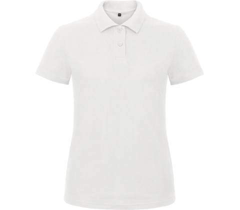 Dámska polokošela B&amp;C Basic biela