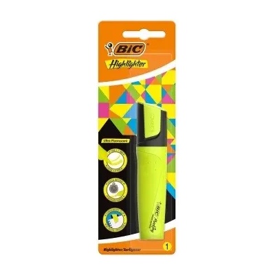 BIC ТЕКСТ МАРКЕР СКОСЕН ВРЪХ ЖЪЛТ 1 bic (bic 943651)