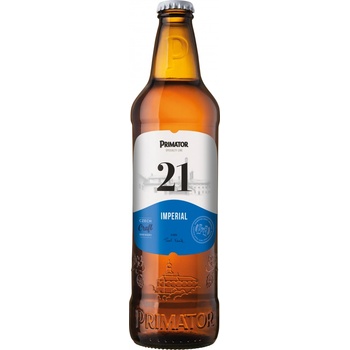 Primátor 21 Imperial světlé pivo 9% 0,5 l (sklo)