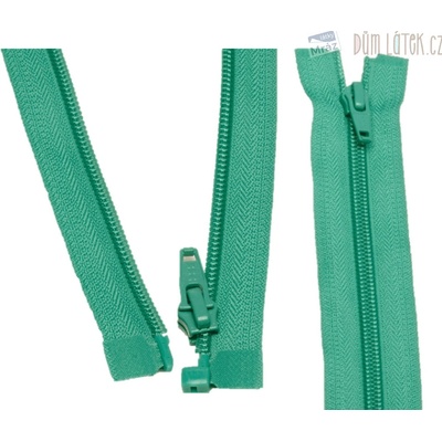 YKK Zips špirálový deliteľný tmavo mentolový 50 cm