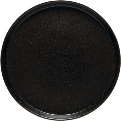 Costa Nova Tanier plytký Notos 29,7 cm čierny vyvýšený okraj 6 ks