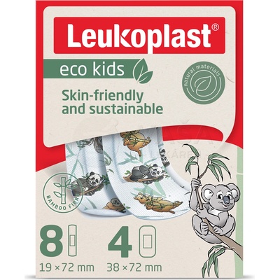 Leukoplast ECO Kids náplast 2 velikosti 12ks