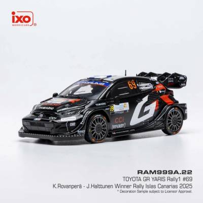 Toyota GR Yaris Rally1 Rally Islas Canarias 2025 69 Rovanperä Halttunen IXO 1:43