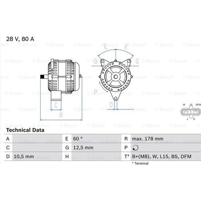 Generátor BOSCH 0 986 047 420