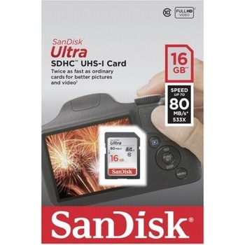 SanDisk Ultra SDHC 16GB UHS-I SDSDUNC-016G-GN6IN
