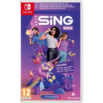 Image 1 of PLAION Let's Sing 2024 (Switch)