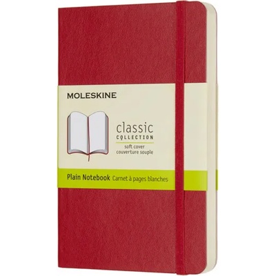 Moleskine QP613F2 softcover plain notebook 90x140 mm