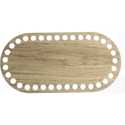 Dno na košík ovál 20x10 cm Dub Sonoma typ D20