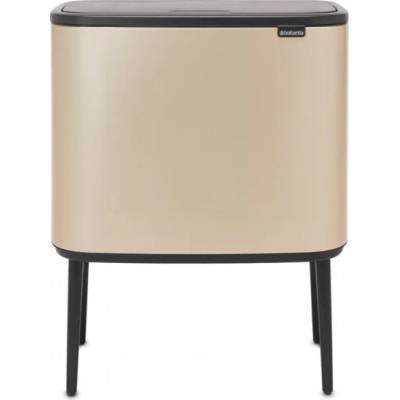 Brabantia Кош за отпадъци Brabantia - Bo Touch, 36 l, Champagne (1003213)