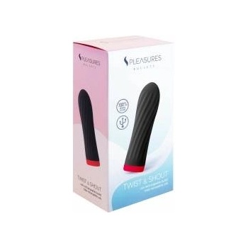 S Pleasures Вибратор във формата на куршум S Pleasures Черен (8, 5 x 2, 5 cm)