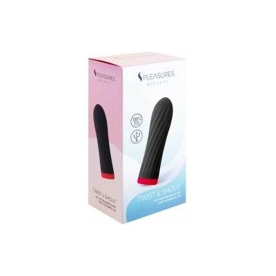 S Pleasures Вибратор във формата на куршум S Pleasures Черен (8, 5 x 2, 5 cm)