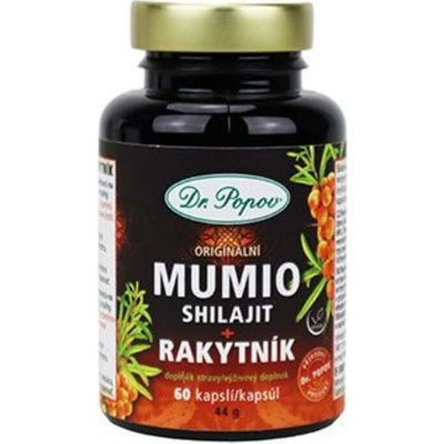 Dr. Popov Mumio Shilajit s rakytníkem 60 kapsúl