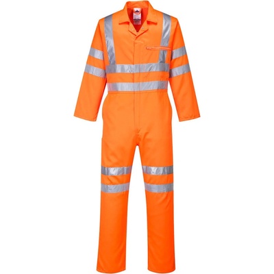 PortWest Kombinéza RIS RT42 Hi-Vis reflexní oranžová