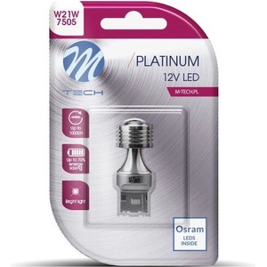 m-tech LED LB818 W21W 4xSMD3030 White крушка (LB818W-01B)