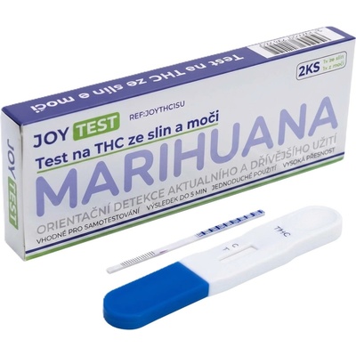 JoyTest Drogový test na Marihuana (THC) ze slin i moči (1+1 ks)
