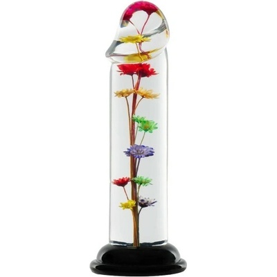 Loviss Helichrysum Garden Flower Dildo Smooth Transparent