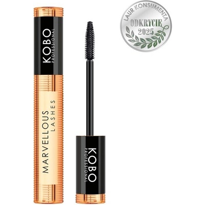 Natura Kobo Professional Marvellous Lashes Objemová riasenka Black 7 ml