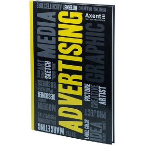  Тетрадка Axent А4 80л. Тв. К. Квадр Color Adv (1120521-02-8421-06-A)