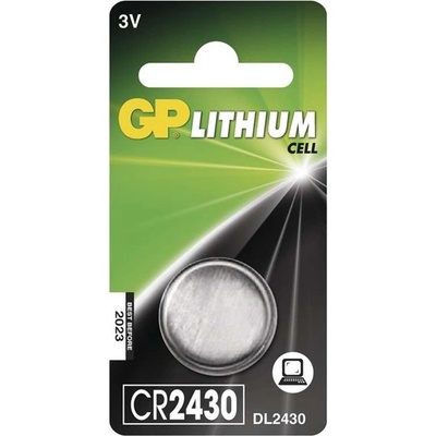GP Batteries B15301 CR2430 литиева клетка с бутон 1b/блистер (B15301)