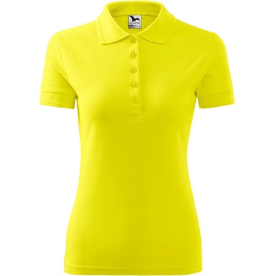 MALFINI Malfini pique polo 210 / Дамска поло тениска - лимонена s (2109613)