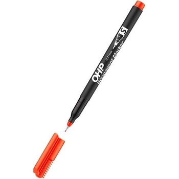 ICO Перманентен маркер Ico OHP S Червен (1605003-07-1602002-9070038001)