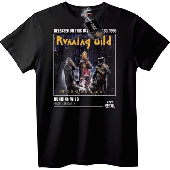 NOONEBRAND Тениска Running Wild Masquerade - 4XL, Black
