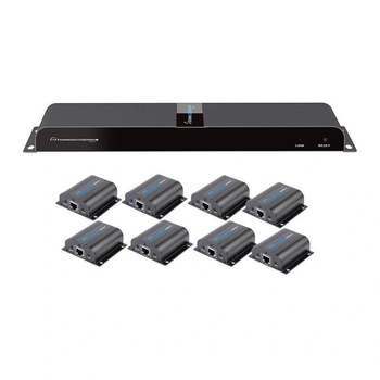 TECHLY IDATA EX-HL81TY AV разширител AV предавател и приемател Черен (IDATA-EX-HL81TY) (IDATA-EX-HL81TY)