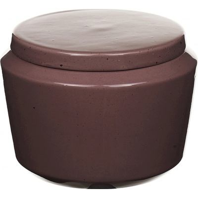 Södahl Dóza na vatové tampony Vintage kameninová borůvková