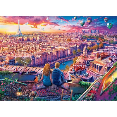 EUROGRAPHICS - Puzzle Paris Rooftop - 1 000 piese