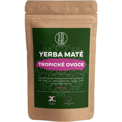 Votamax BrainMax Pure Organic Yerba Maté Tropické ovoce 500 g