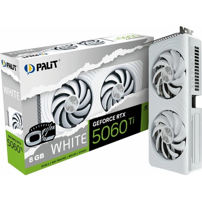 Palit GeForce RTX 5060Ti WHITE OC 8GB GDDR7 NE7506TU19P1-GB2062M